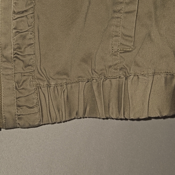 cj banks, Vest, 2X, Taupe, Beige Front Zip, Pockets, Elastic Waist, Lightweight - Picture 7 of 12